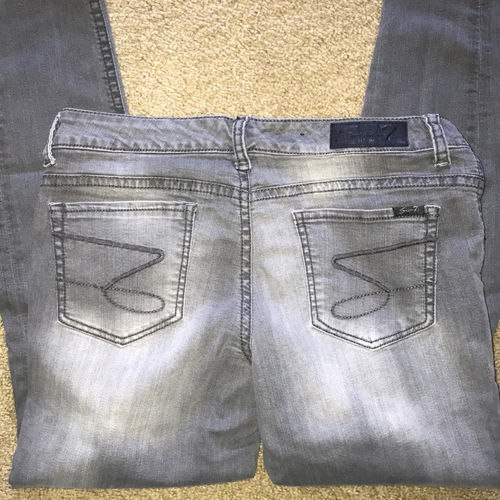 Sz 14 gray Seven 7 jeggings jeans